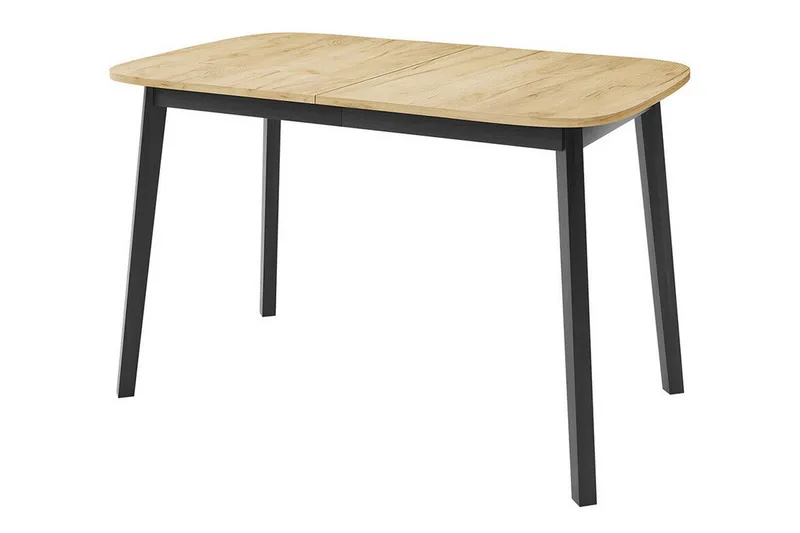 Narberth Utvidbart Rektangulært Spisebord 130 cm i Eik, Svart