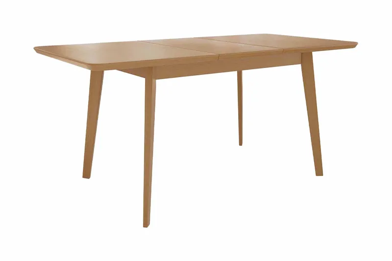 Natur Spisebord 140 cm Rektangulært i Tre, Brun