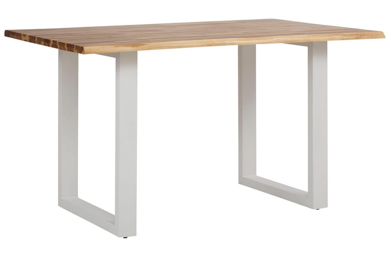 Netan Spisebord 140 cm - Akasie Brun|Hvit - Spisebord & kjøkkenbord