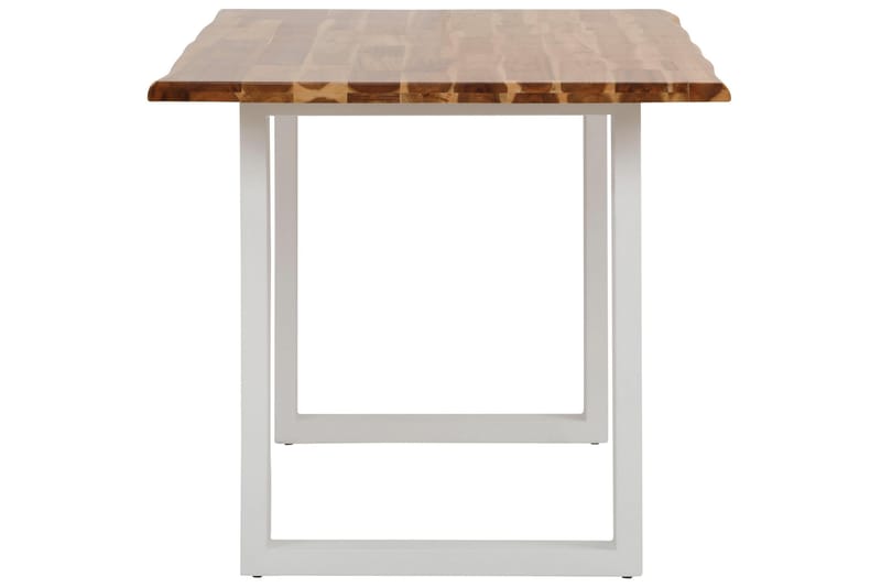 Netan Spisebord 140 cm - Akasie Brun|Hvit - Spisebord & kjøkkenbord