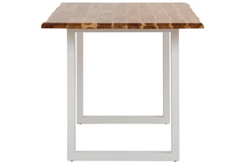 Netan Spisebord 200 cm - Akasie Brun|Hvit - Møbler - Bord - Spisebord & kjøkkenbord