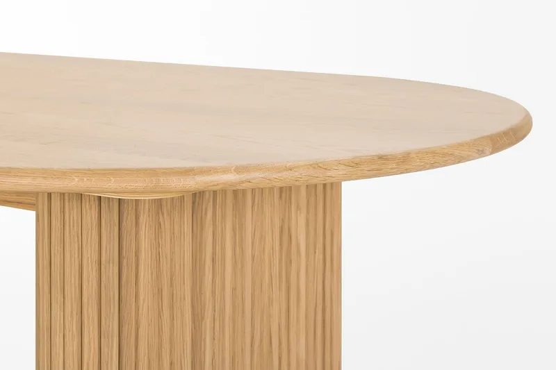 Noira Ovalt Spisebord 220 cm - Natur - Møbler - Bord - Spisebord & kjøkkenbord