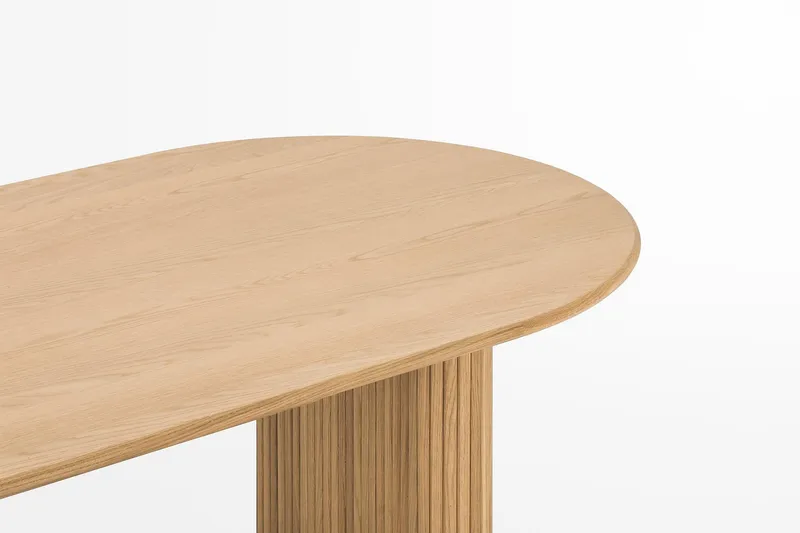 Noira Ovalt Spisebord 220 cm - Natur - Møbler - Bord - Spisebord & kjøkkenbord
