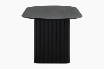 Noira Ovalt Spisebord 220 cm - Svart - Møbler - Bord - Spisebord & kjøkkenbord