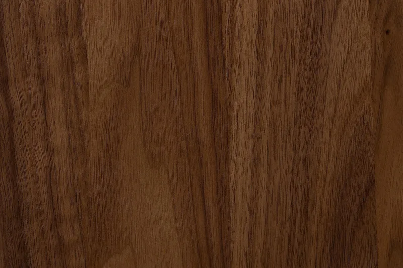 Noira Rundt Lite Spisebord Valnøtt 120 cm - Brun / Ribbet - Møbler - Bord - Spisebord & kjøkkenbord