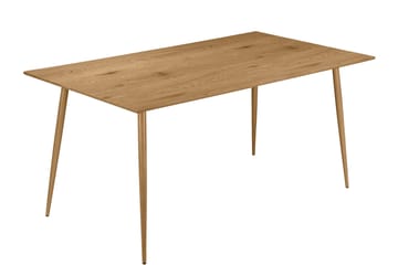 Oktoos Rektangulært Spisebord 120 cm i Tre med Metallben - Brun - Møbler - Bord - Spisebord & kjøkkenbord