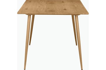 Oktoos Rektangulært Spisebord 120 cm i Tre med Metallben - Brun - Møbler - Bord - Spisebord & kjøkkenbord