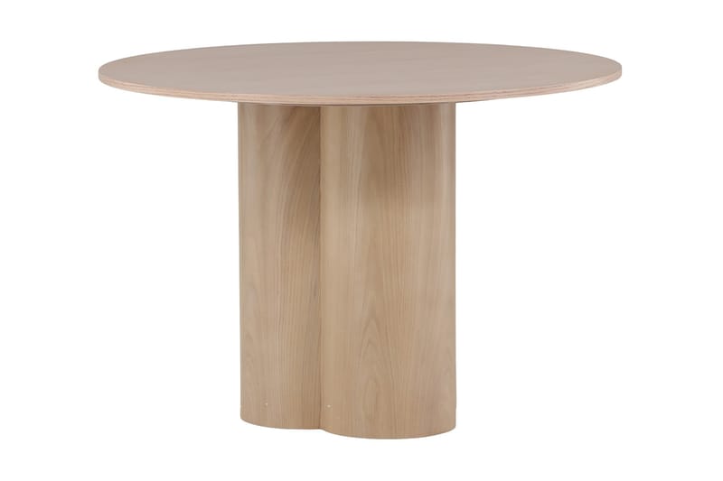 Olivia Spisebord 110 cm Rundt, Whitewash