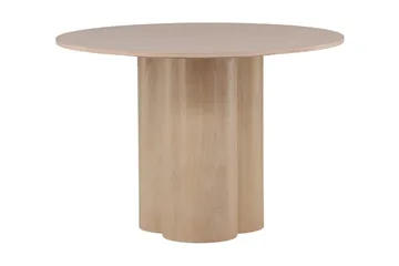 Olivia Spisebord 110 cm Rundt - Whitewash - Møbler - Bord - Sofabord & salongbord