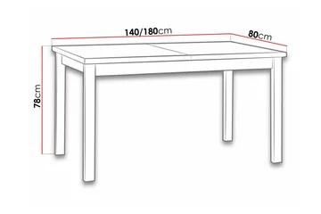 Patrickswell spisebord 80 cm - Møbler - Bord - Spisebord & kjøkkenbord