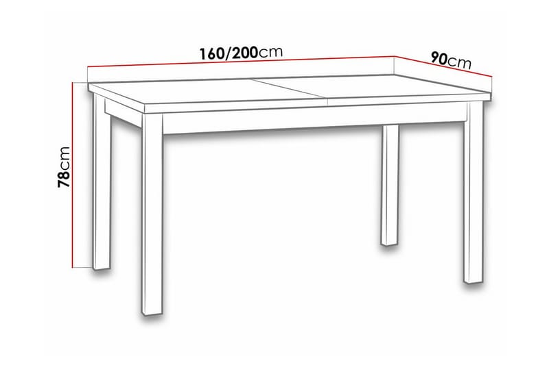 Patrickswell spisebord 90 cm - Møbler - Bord - Spisebord & kjøkkenbord