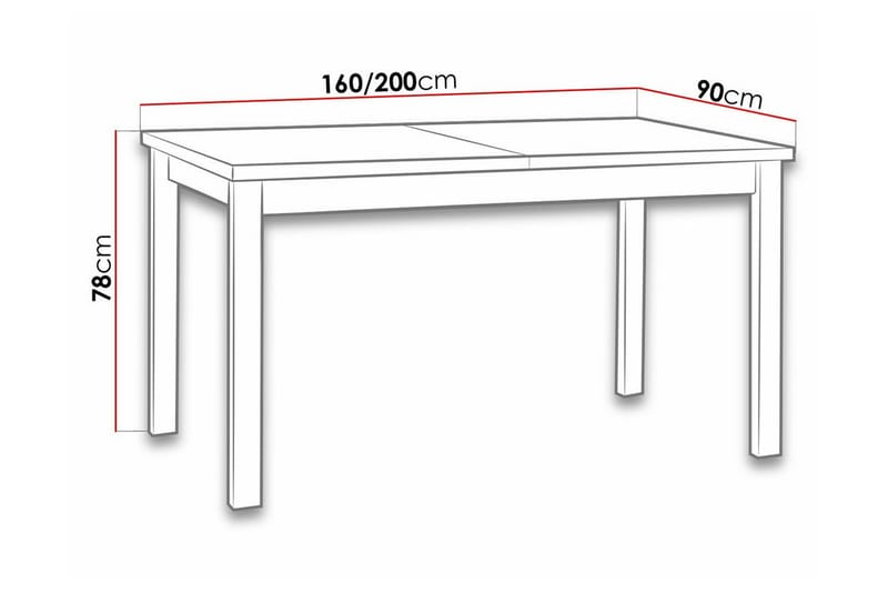 Patrickswell spisebord 90 cm - Møbler - Bord - Spisebord & kjøkkenbord