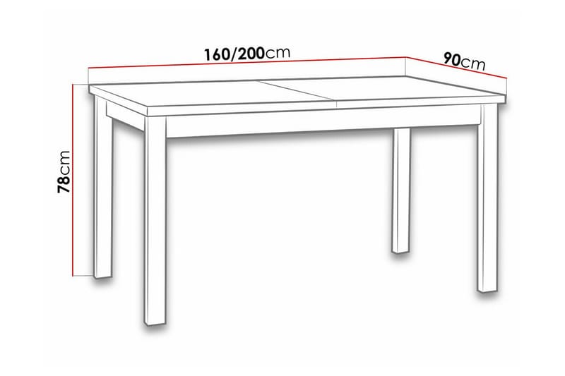 Patrickswell spisebord 90 cm - Møbler - Bord - Spisebord & kjøkkenbord