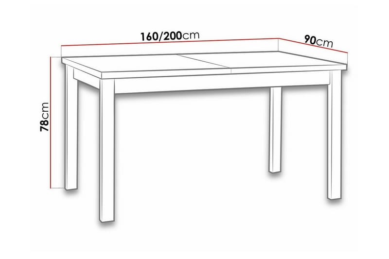 Patrickswell spisebord 90 cm - Møbler - Bord - Spisebord & kjøkkenbord