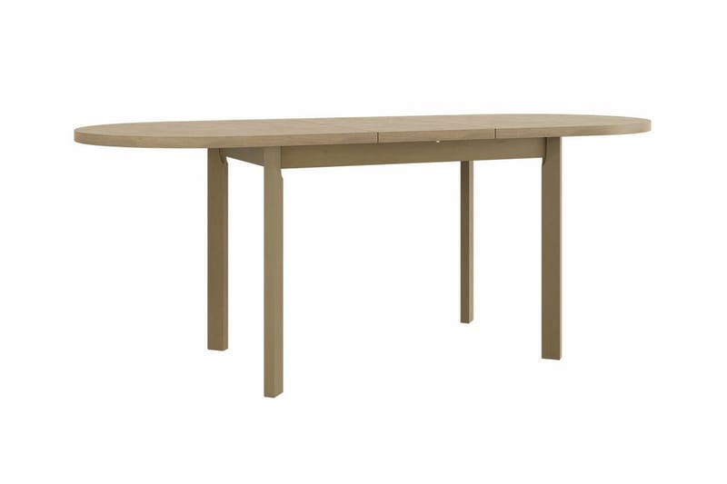 Patrickswell Uttrekkbart Ovalt Spisebord 160 cm i Tre - Hvit - Møbler - Bord - Spisebord & kjøkkenbord