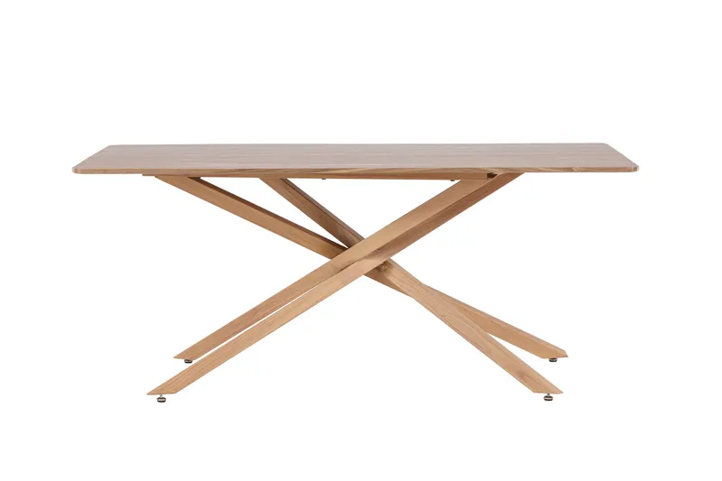 Piazza Rektangulært Spisebord 180 cm med Tre- og Eikeutseende, Brun