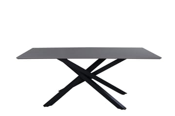 Piazza Spisebord 190 cm - Grå/Sort - Møbler - Bord - Spisebord & kjøkkenbord