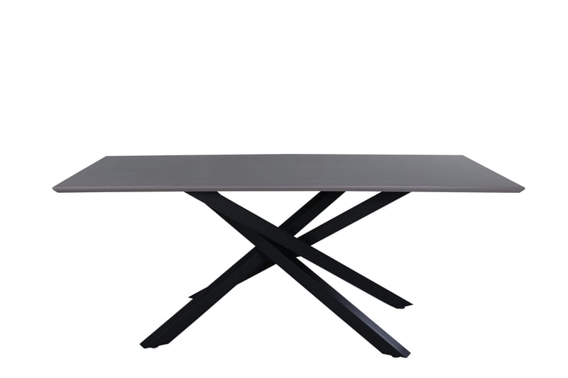 Piazza Spisebord 190 cm - Grå/Sort - Møbler - Bord - Spisebord & kjøkkenbord