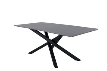 Piazza Spisebord 190 cm - Grå/Sort - Møbler - Bord - Spisebord & kjøkkenbord
