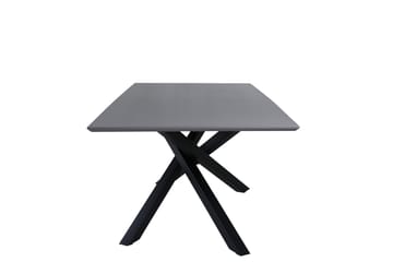 Piazza Spisebord 190 cm - Grå/Sort - Møbler - Bord - Spisebord & kjøkkenbord