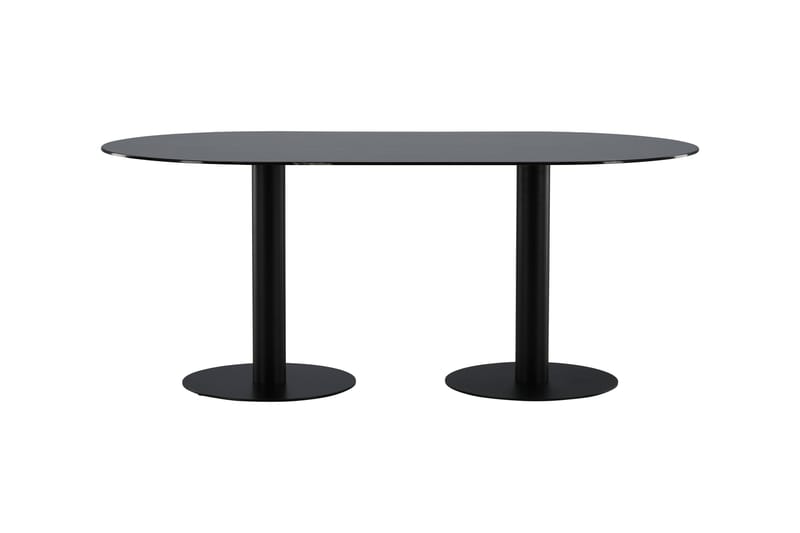Pillan Spisebord 180 cm Ovalt - Sort - Møbler - Bord - Spisebord & kjøkkenbord