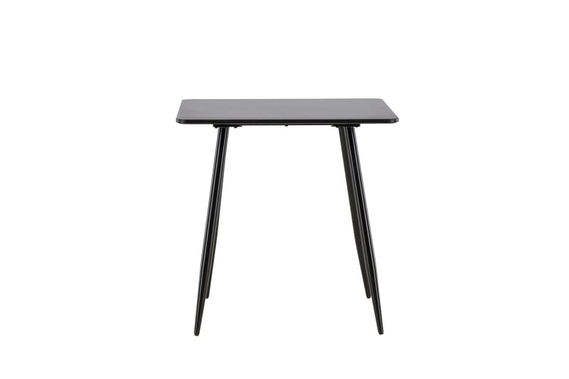 Polar Lite Kvadratisk Spisebord 75 cm i Tre med Metallutseende - Svart - Møbler - Bord - Spisebord & kjøkkenbord