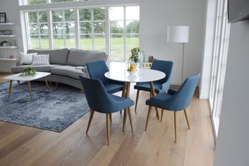 Polar Lite Rundt Spisebord 90 cm i Tre - Hvit - Møbler - Bord - Spisebord & kjøkkenbord