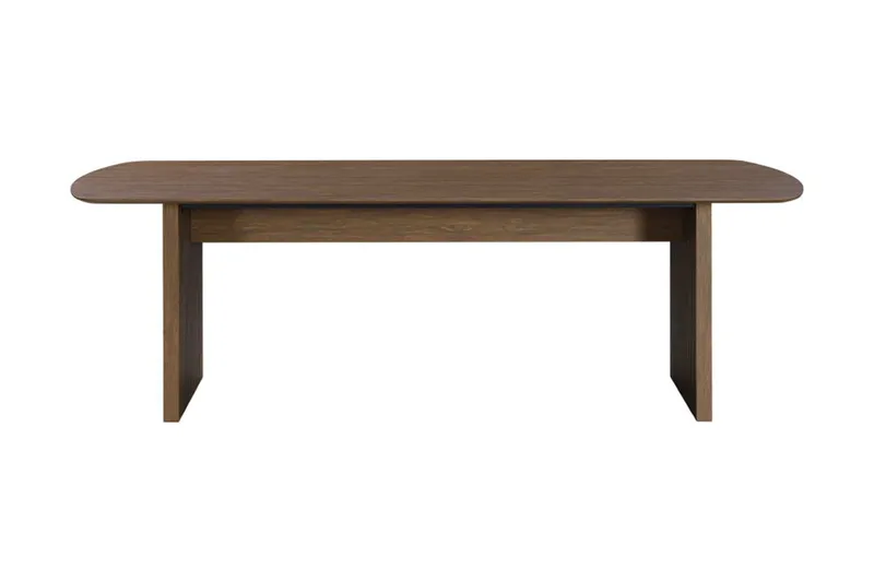 Richeto Spisebord Røkt Eik 180 cm - Brun / Ribbet - Møbler - Bord - Spisebord & kjøkkenbord