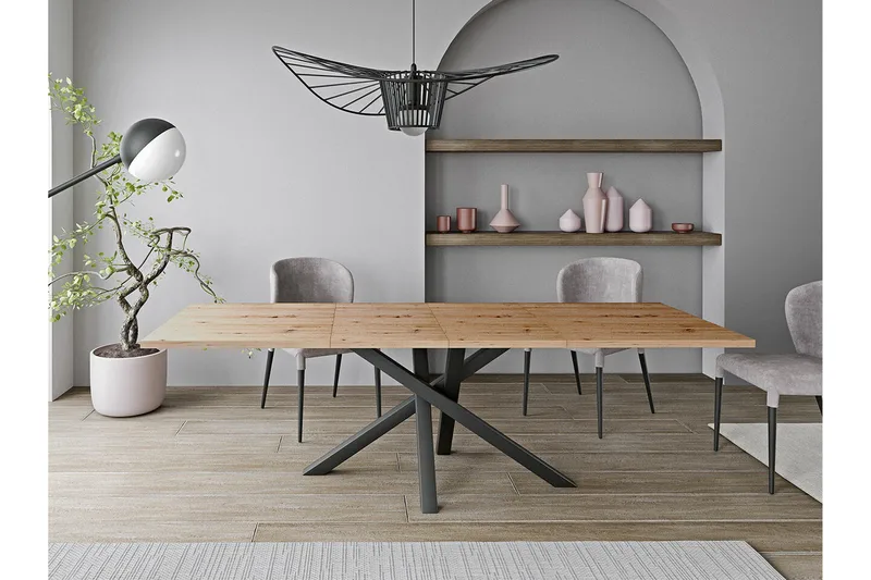 Rosehall Matbord 90 cm NO_BRAND Black - Møbler - Bord - Spisebord & kjøkkenbord