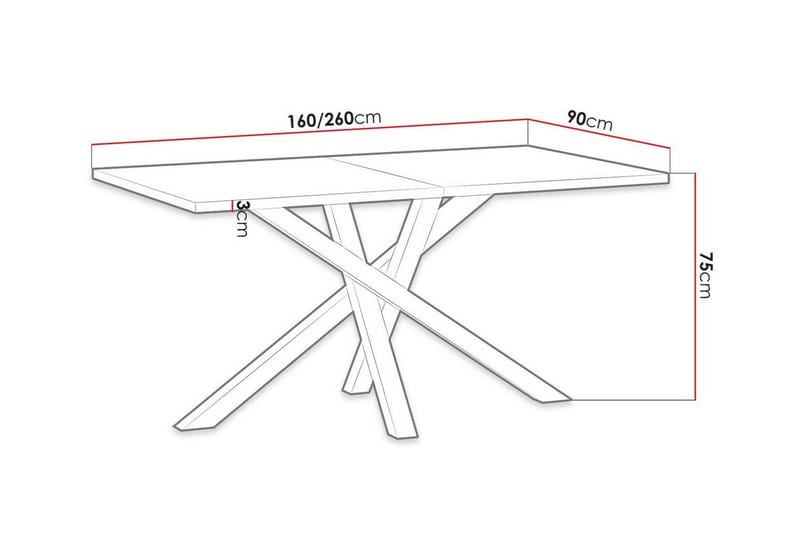 Rosehall spisebord 90 cm - Møbler - Bord - Spisebord & kjøkkenbord