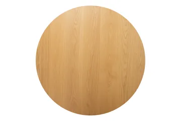 Roxby Rundt Spisebord 105 cm med Tre- og Eikeutseende - Natur - Møbler - Bord - Spisebord & kjøkkenbord
