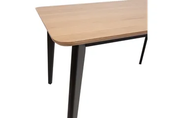 Roxby Spisebord 120x80 cm Eik/Svart - Møbler - Bord - Spisebord & kjøkkenbord