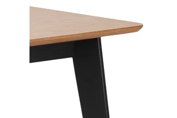 Roxby Spisebord 120x80 cm Eik/Svart - Møbler - Bord - Spisebord & kjøkkenbord