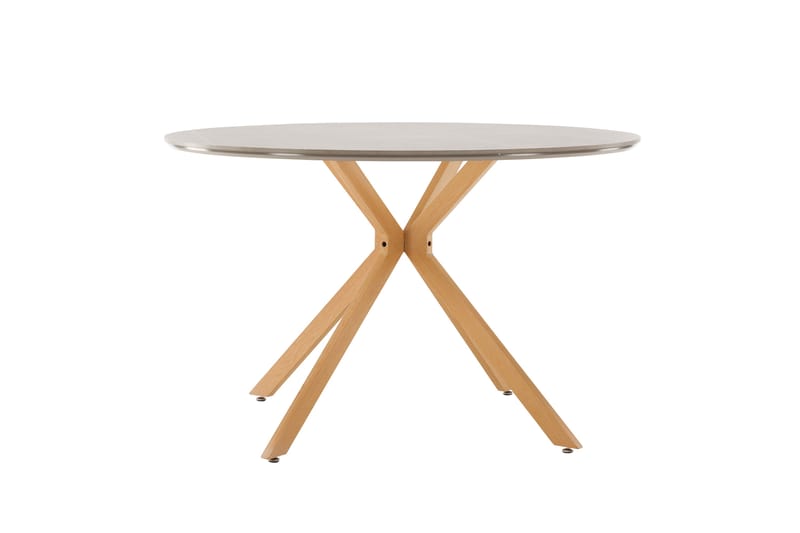Rundt Spisebord Arnulf 120 cm - Grå - Spisebord & kjøkkenbord