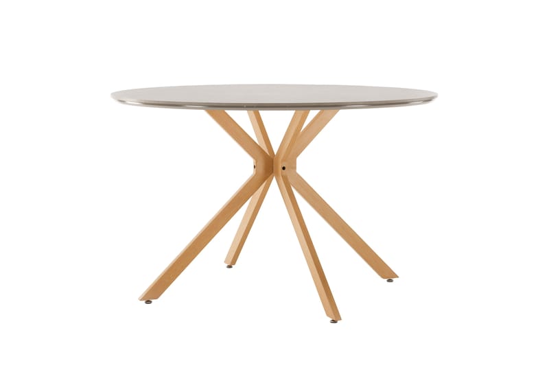 Rundt Spisebord Arnulf 120 cm - Grå - Spisebord & kjøkkenbord