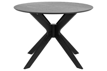 Sanae Spisebord 105 cm Rund - Sort - Møbler - Bord - Spisebord & kjøkkenbord