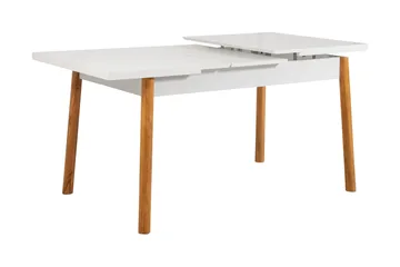 Sanina Spisebord 120x75x120 cm - Hvit - Møbler - Bord - Spisebord & kjøkkenbord