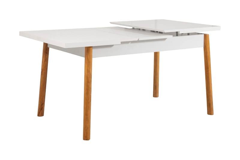 Sanina Spisebord 120x75x120 cm - Hvit - Møbler - Bord - Spisebord & kjøkkenbord
