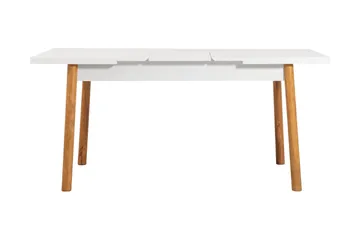Sanina Spisebord 120x75x120 cm - Hvit - Møbler - Bord - Spisebord & kjøkkenbord