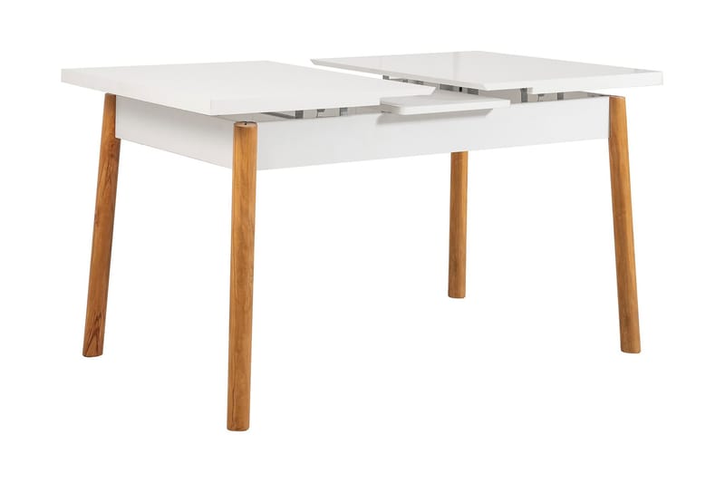Sanina Spisebord 120x75x120 cm - Hvit - Møbler - Bord - Spisebord & kjøkkenbord