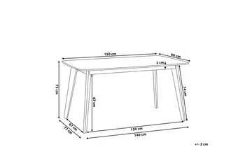 Santos Spisebord 150 cm - Hvit - Møbler - Bord - Spisebord & kjøkkenbord