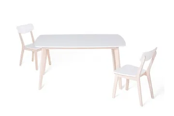 Santos Spisebord 150 cm - Hvit - Møbler - Bord - Spisebord & kjøkkenbord