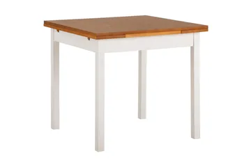 Scapa Forlengningsbart Spisebord 80-120 cm - Hvit/Brun - Møbler - Bord - Spisebord & kjøkkenbord