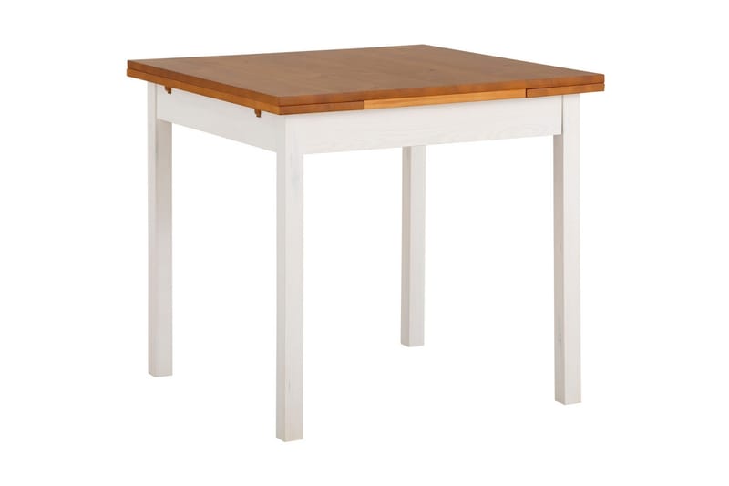 Scapa Forlengningsbart Spisebord 80-120 cm, Hvit/Brun