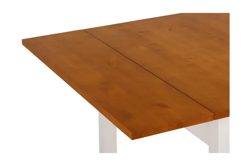 Scapa Forlengningsbart Spisebord 80-120 cm - Hvit/Brun - Møbler - Bord - Spisebord & kjøkkenbord