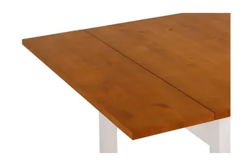 Scapa Forlengningsbart Spisebord 80-120 cm - Hvit/Brun - Møbler - Bord - Spisebord & kjøkkenbord