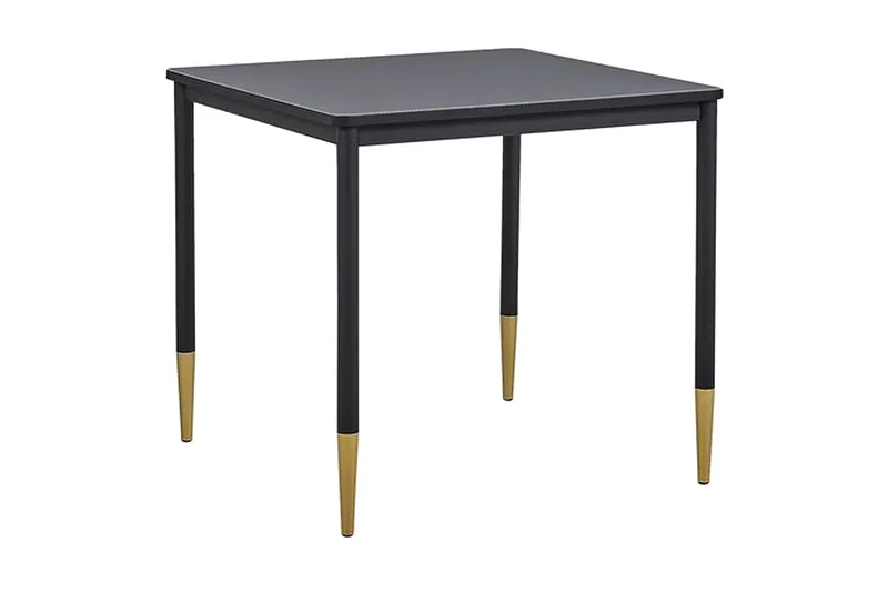 Shalford Spisebord 80 cm - Svart / Gull - Møbler - Bord - Spisebord & kjøkkenbord