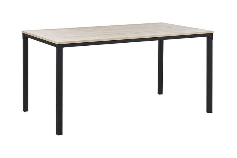 Shiro Spisebord 150 cm - Lyst Tre/Svart - Møbler - Bord - Spisebord & kjøkkenbord