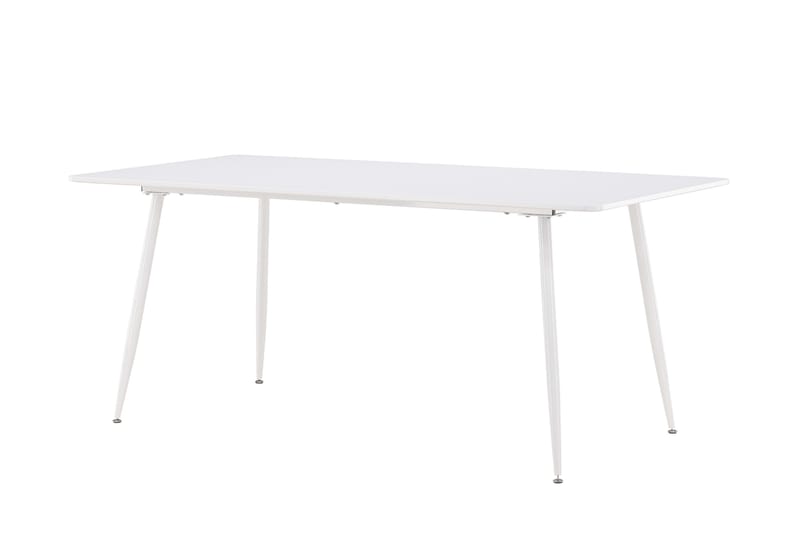 Silar Rektangulært Spisebord 180 cm med Metalllook - Hvit - Møbler - Bord - Spisebord & kjøkkenbord