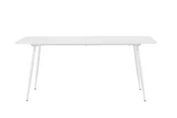 Silar Spisebord 180x90 cm - Hvit - Møbler - Bord - Spisebord & kjøkkenbord